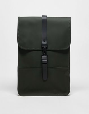 Rains 13020 unisex waterproof mini backpack in khaki-Green