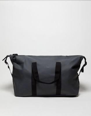 RAINS 13200 weekend waterproof duffel bag in slate-Gray