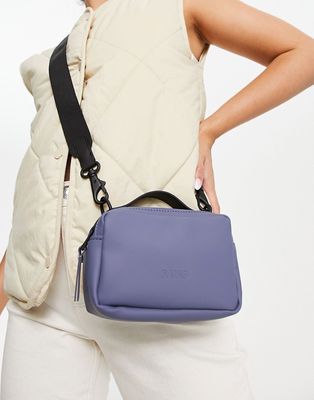 Rains 1382 box bag micro in blue river