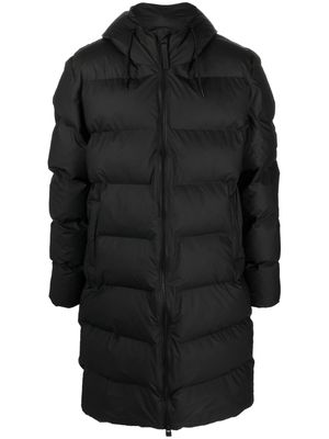 Rains Alta hooded padded coat - Black