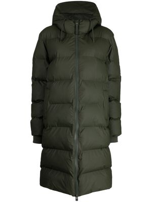 Rains Alta quilted padded coat - Green