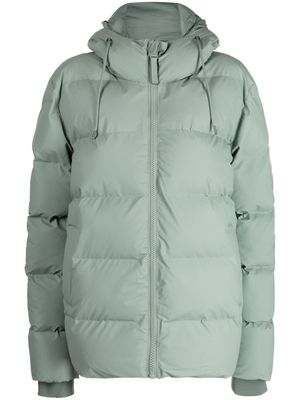 Rains Alta quilted rubberised jacket - Green