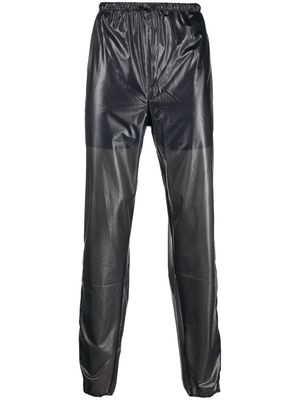 Rains elasticated-waist waterproof trousers - Black