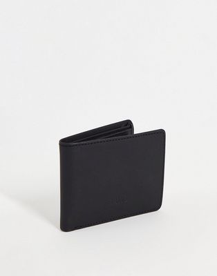 Rains folded wallet in black