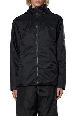 Rains Fuse Insulated Waterproof Rain Jacket in Black