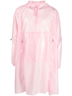 Rains half-zip fastening raincoat - Pink