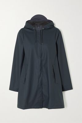 Rains - Hooded Coated-shell Jacket - Blue