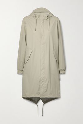 Rains - Hooded Coated-shell Jacket - Gray