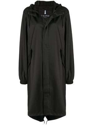 Rains hooded raincoat - Black