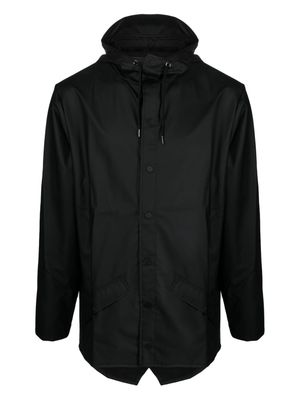 Rains hooded water-resistant jacket - Black