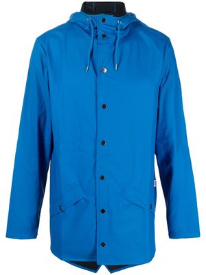 Rains hooded waterproof raincoat - Blue