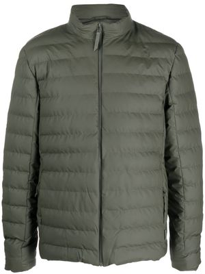Rains hooded zipped padded jacket - Green