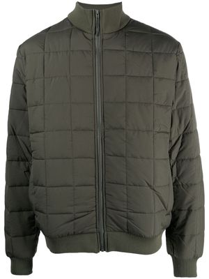 Rains Liner high-neck quilted jacket - Green