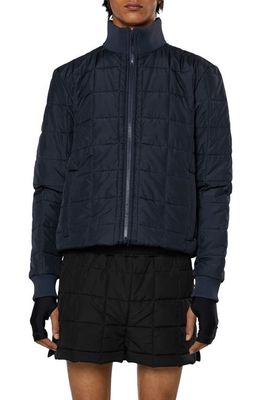 Rains Liner Quilted Jacket in Navy