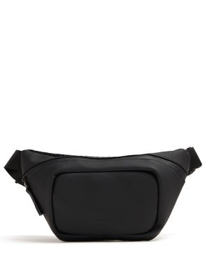 Rains logo-debossed waterproof belt bag - Black