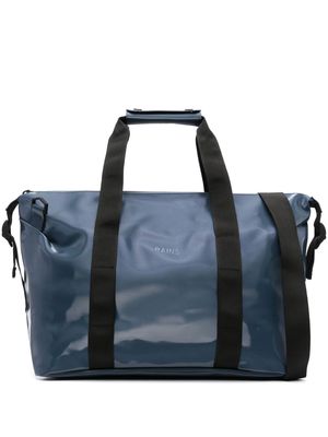 Rains logo-debossed zipped luggage - Blue
