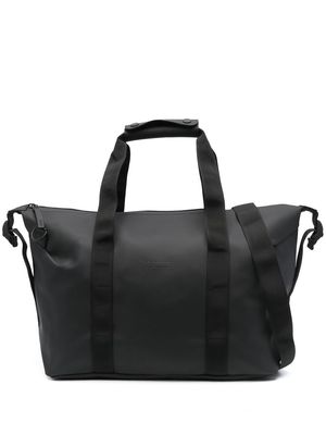 Rains logo-embossed Weekend bag - Black