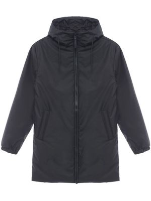 Rains Lohja long hooded jacket - Black