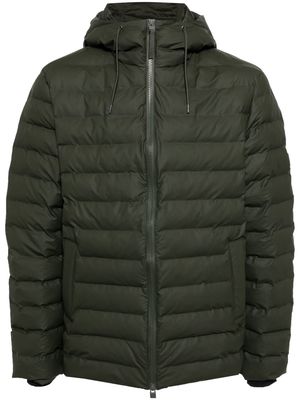 Rains Lohka hooded puffer jacket - Green