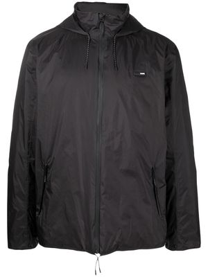 Rains padded hooded jacket - Black