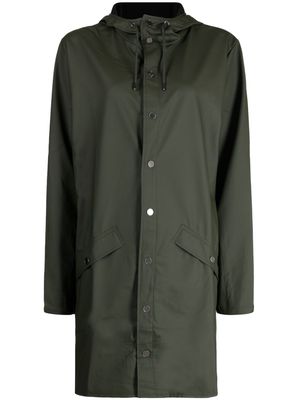 Rains press-stud waterproof jacket - Green