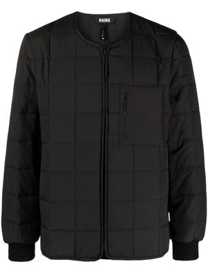 Rains quilted bomber jacket - Black