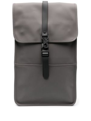 Rains rectangle-shape magnetic-fastening backpack - Grey