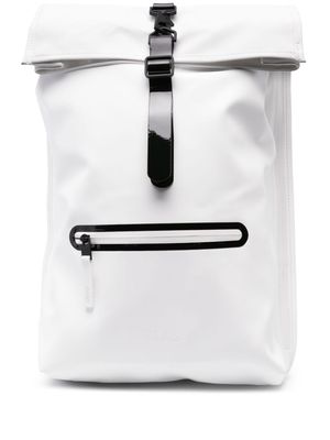 Rains Rolltop Rucksack Contrast backpack - White