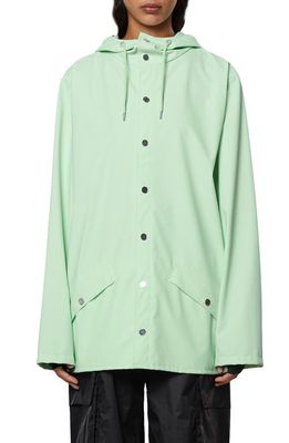 Rains Snap Front Jacket in Mineral