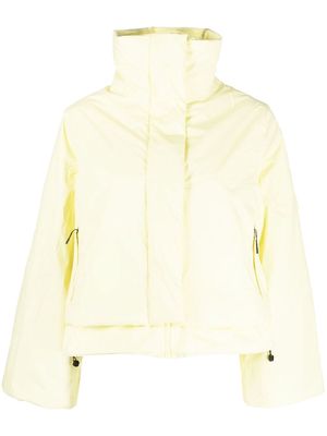 Rains stand-up-collar puffer jacket - Yellow