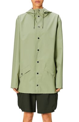 Rains Waterproof Longline Jacket in Earth