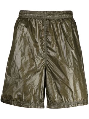 Raised By Wolves lightweight elasticated-waist shorts - Green