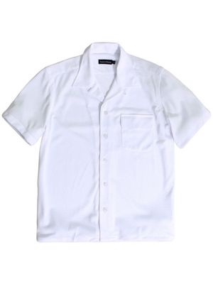 Raised By Wolves Sports camp-collar mesh shirt - White