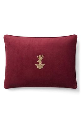 Ralph Lauren Bedford Accent Pillow in Burgundy
