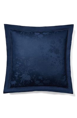 Ralph Lauren Bethany Floral Jacquard Euro Pillow Sham in Polo Navy