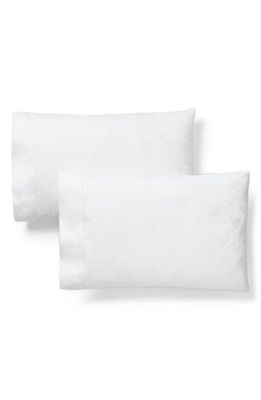 Ralph Lauren Bethany Set of 2 350 Thread Count Organic Cotton Pillowcases in Studio White