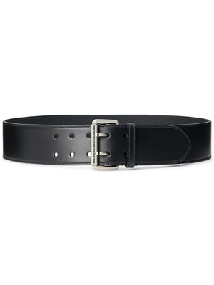 Ralph Lauren Collection 55mm leather wide belt - Black