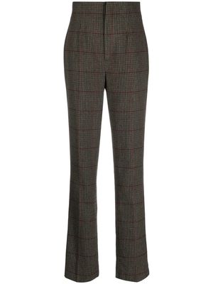 Ralph Lauren Collection Alisanne checked tapered-leg trousers - Green