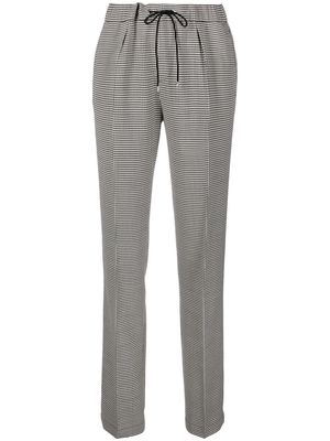 Ralph Lauren Collection checked pleat-detail tailored trousers - Black