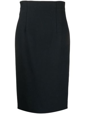 Ralph Lauren Collection Curan Longuette midi skirt - Black