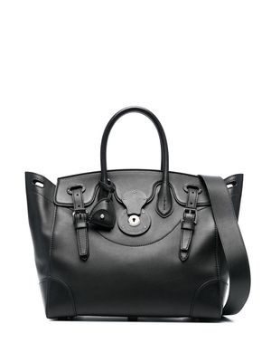 Ralph Lauren Collection embossed-logo detail tote bag - Black