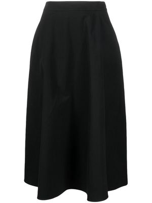 Ralph Lauren Collection Erica A-line midi skirt - Black
