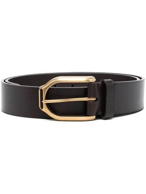 Ralph Lauren Collection gold-tone buckle leather belt - Brown