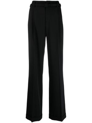 Ralph Lauren Collection high-waist wool tailored trousers - Black