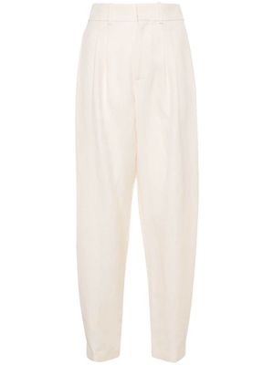 Ralph Lauren Collection high-waisted tapered trousers - Neutrals