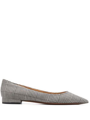 Ralph Lauren Collection Kendrya bold check pointed pumps - Black