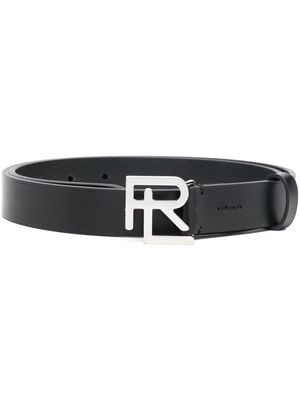 Ralph Lauren Collection logo-buckle leather belt - Black