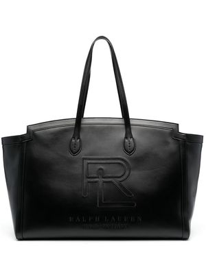 Ralph Lauren Collection logo-lettering tote-bag - Black