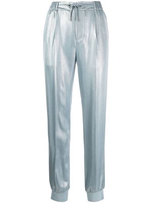 Ralph Lauren Collection metallic slim-cut trousers - Blue