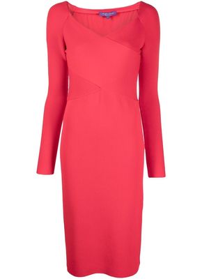 Ralph Lauren Collection mid-length cocktail dress - Red